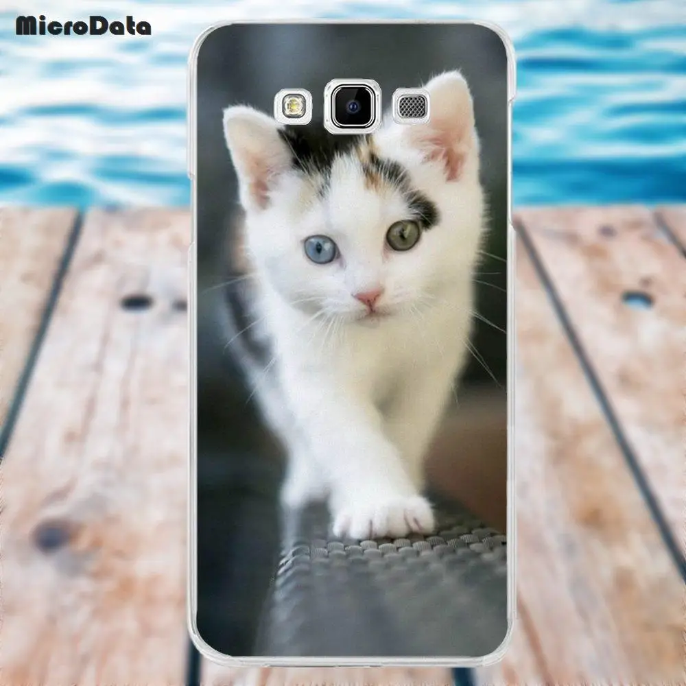 as picture И поддержкой карт памяти ТПУ чехол Fundas довольно различных кошка для samsung Galaxy A3 A5 A7 J1 J2 J3 J5 J7 - Цвет: as picture