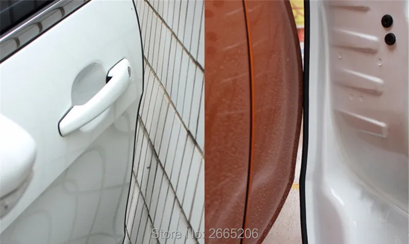 10M car styling Car Door Edge Protection Strip Moulding for vw Polo golf passat b6 b5 jetta mk5 6 Volkswagen accessories | Автомобили и