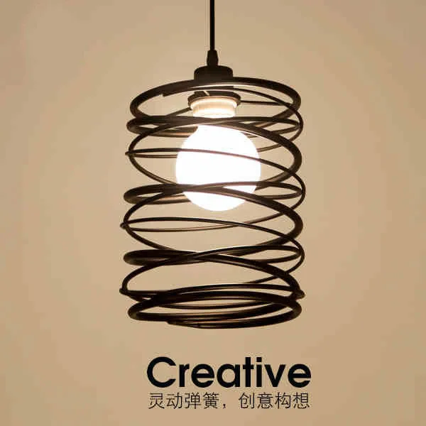 

Nordic single head pendant lamp droplight,vintage iron lamp bedroom dining room cafe restaurant aisle retro loft pendant light