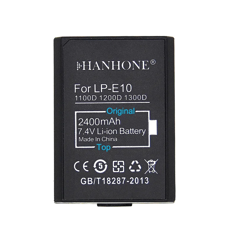 5PCS 2400mAh LPE10 LP-E10 LP E10 Camera Battery+LCD USB Charger For Canon EOS X50 1200D X80 1100D 1300D Kiss X70 Rebel T3 T5 T6 |