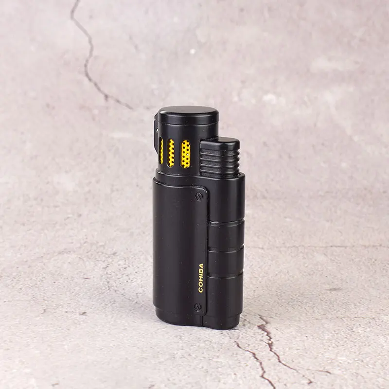 Высокое качество COHIBA черный сигарный набор сигары 2 трубчатая коробка для