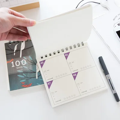 K & KBOOK календарь с обратным отсчетом ежедневно на 100 дней График обучения