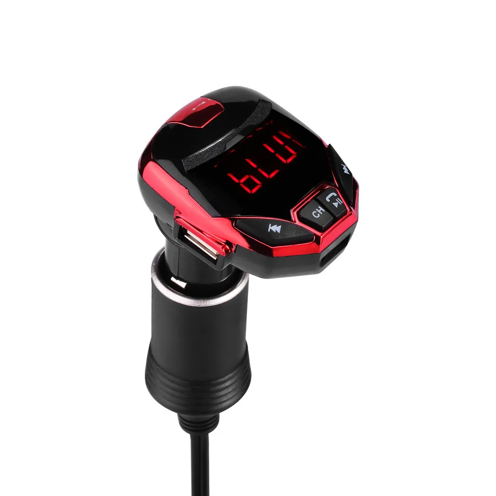 Беспроводной Bluetooth LCD FM передатчик модулятор USB автомобильный комплект mp3-плеер SD