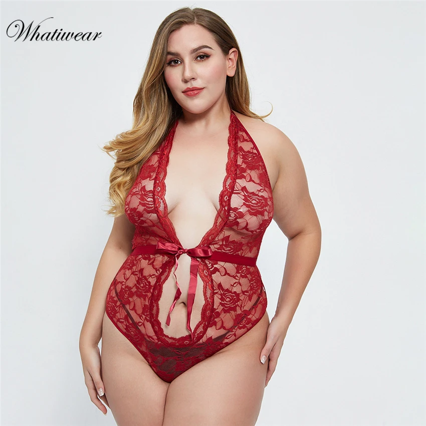 Whatiwear 2019 с лямкой на шее открытой спиной средняя талия сплошной сексуальное боди