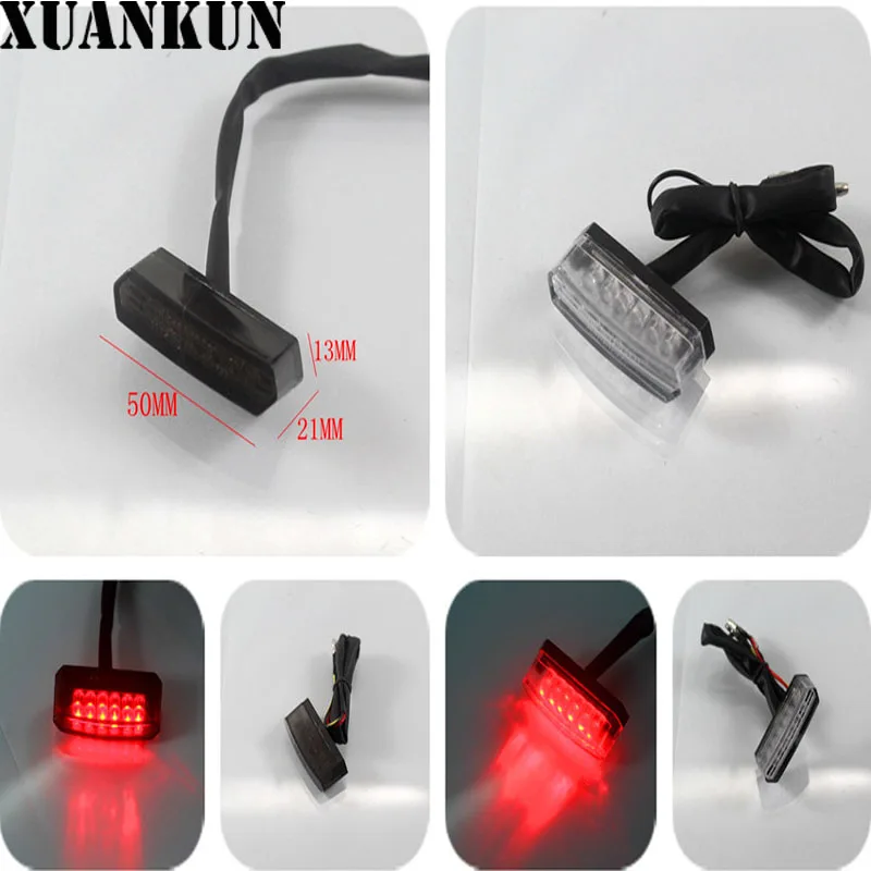 Аксессуары для мотоциклов XUANKUN модифицисветодиодный светодиодные маленькие