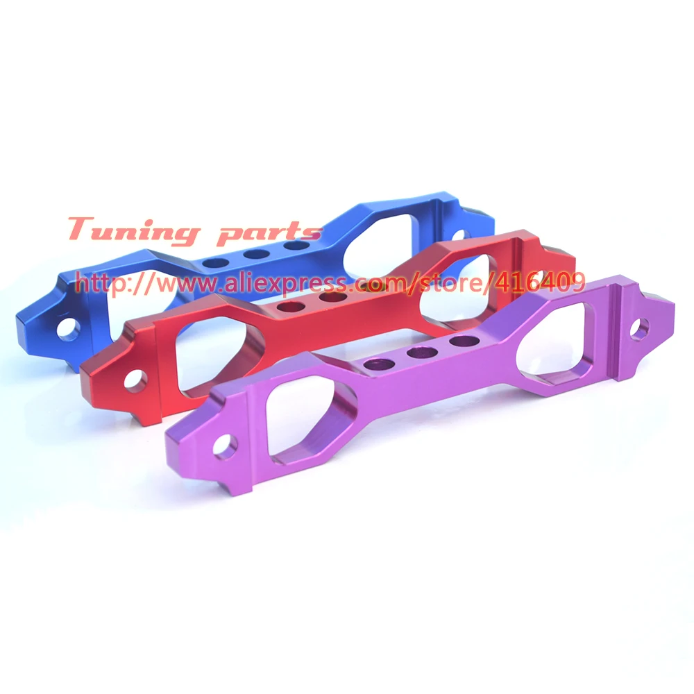 

Car Aluminum Battery Tie Down Universal Car Battery Holder Pitch Row 14cm Red Blue Black Purple Silver