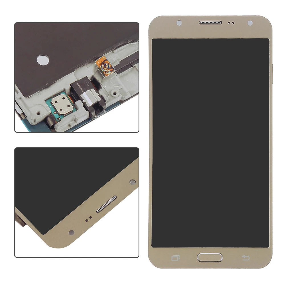 Для samsung J7 ЖК-экран дисплей Высокое качество для samsung J7 J700F J700M J700H ЖК сенсорный экран дигитайзер с рамкой