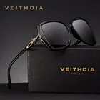 VEITHDIA, Ретро стиль, женские солнцезащитные очки, поляризационные, UV400, Роскошные, винтажные, модные, брендовые, дизайнерские, солнцезащитные очки для женщин, 3039