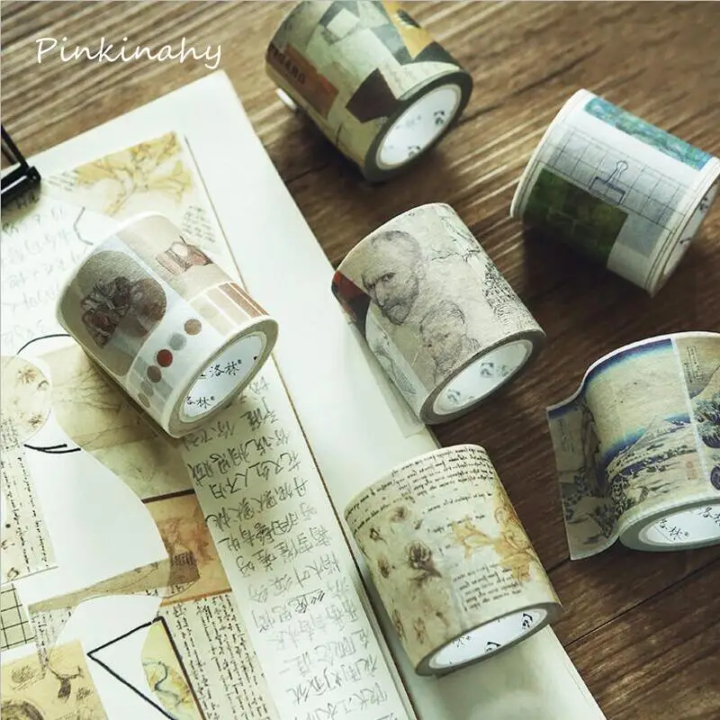 Клейкая лента для скрапбукинга 40 мм * 7 м|label masking tape|washi tapemasking tape |