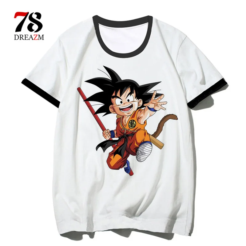 1242 Dragon Ball футболка гоку пара топ тройник вегета мужчины/женщины наруто лучший друг футболка Dragon Ball Z футболка dbz Son аниме - Цвет: 1242