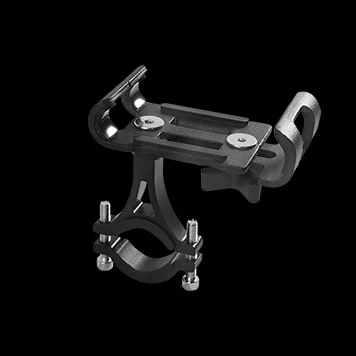 Handlebar Type Изысканный вращающийся на 360 градусов металлический держатель для телефона для мотоцикла, подставка для iPhone, samsung, gps, велосипедный держатель для телефона, поддержка телефона, мото - Цвет: Handlebar Type