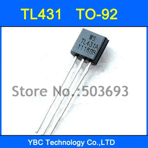 

200Pcs/lot TL431A TL431 Programmable Voltage Reference TO-92