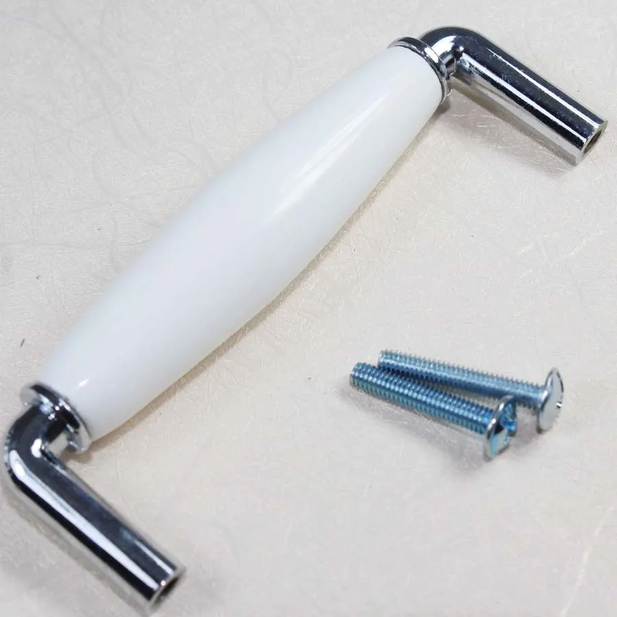 128 мм белый серебристый комод тянет выдвижной ящик Керамический кухонный шкаф