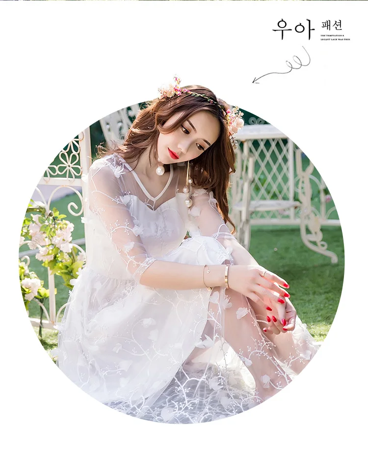 2017 весенне-летнее женское элегантное длинное платье с объемной цветочной