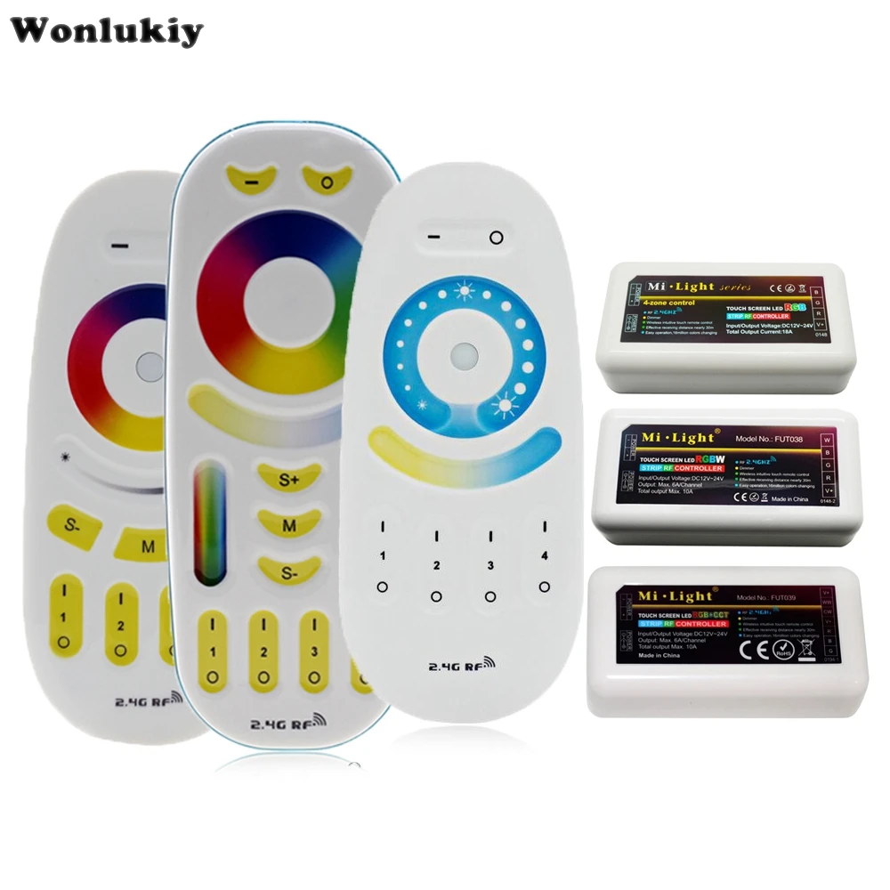 Беспроводной Диммер Mi светильник 2 4G RF Одноцветный CCT RGB RGBW + FUT036 FUT037 FUT038