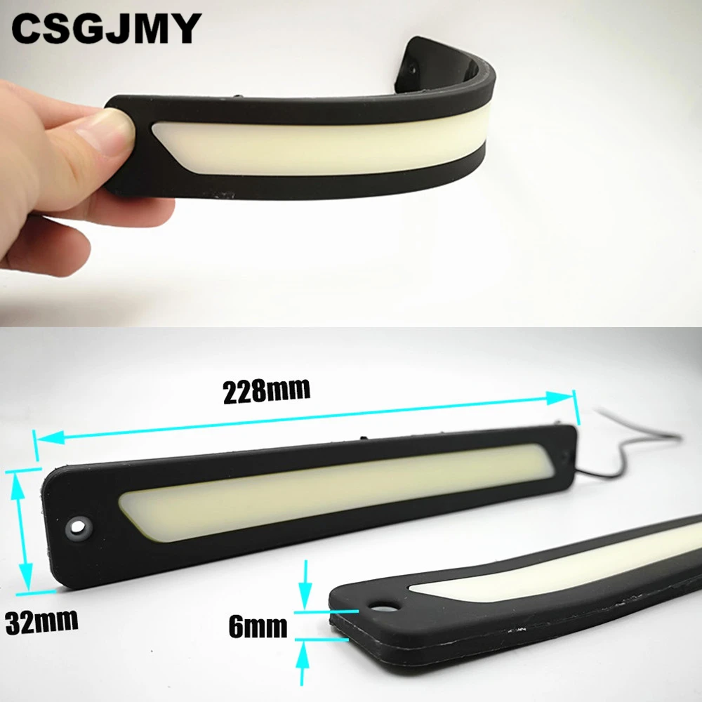 CSGJMY 2 шт Универсальные DRL светодиодные дневные ходовые огни светильник