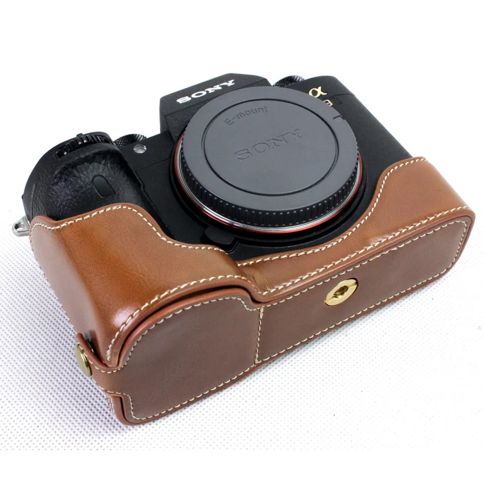 Высококачественный чехол из искусственной кожи для фотоаппарата Sony alpha a9|Сумки