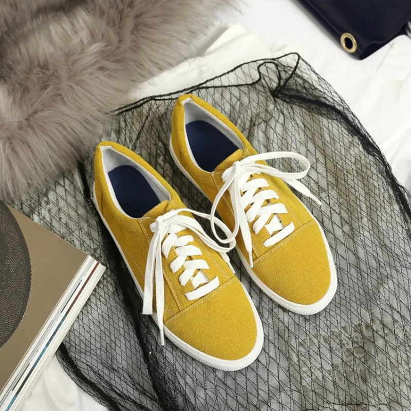 Кроссовки женские парусиновые удобная повседневная обувь на платформе шнуровке