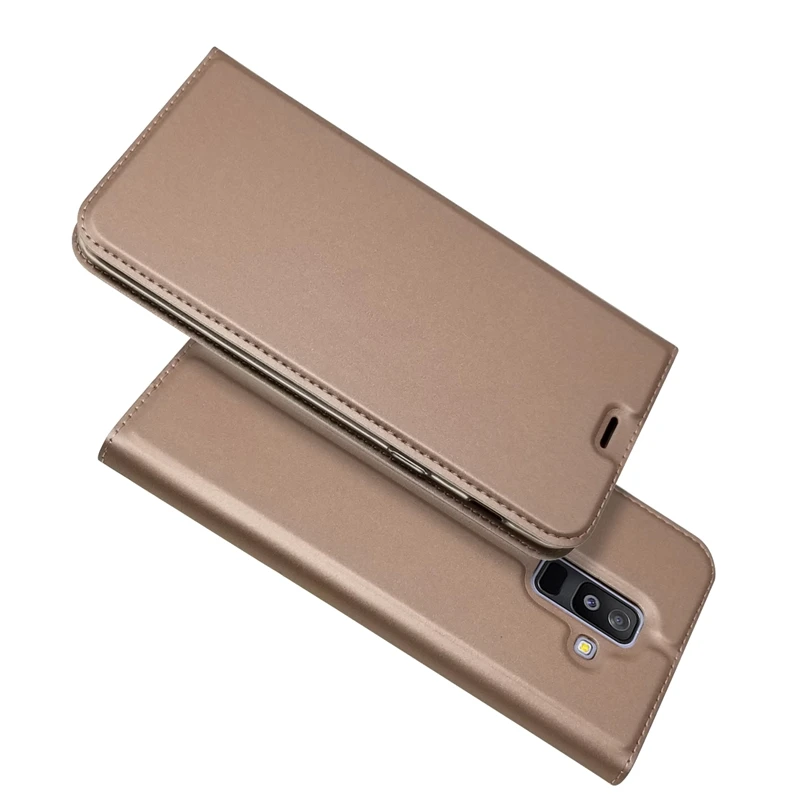For Samsung Galaxy A6 Plus 2018 Case Funda Leather Flip Wallet Cover Coque | Мобильные телефоны и аксессуары