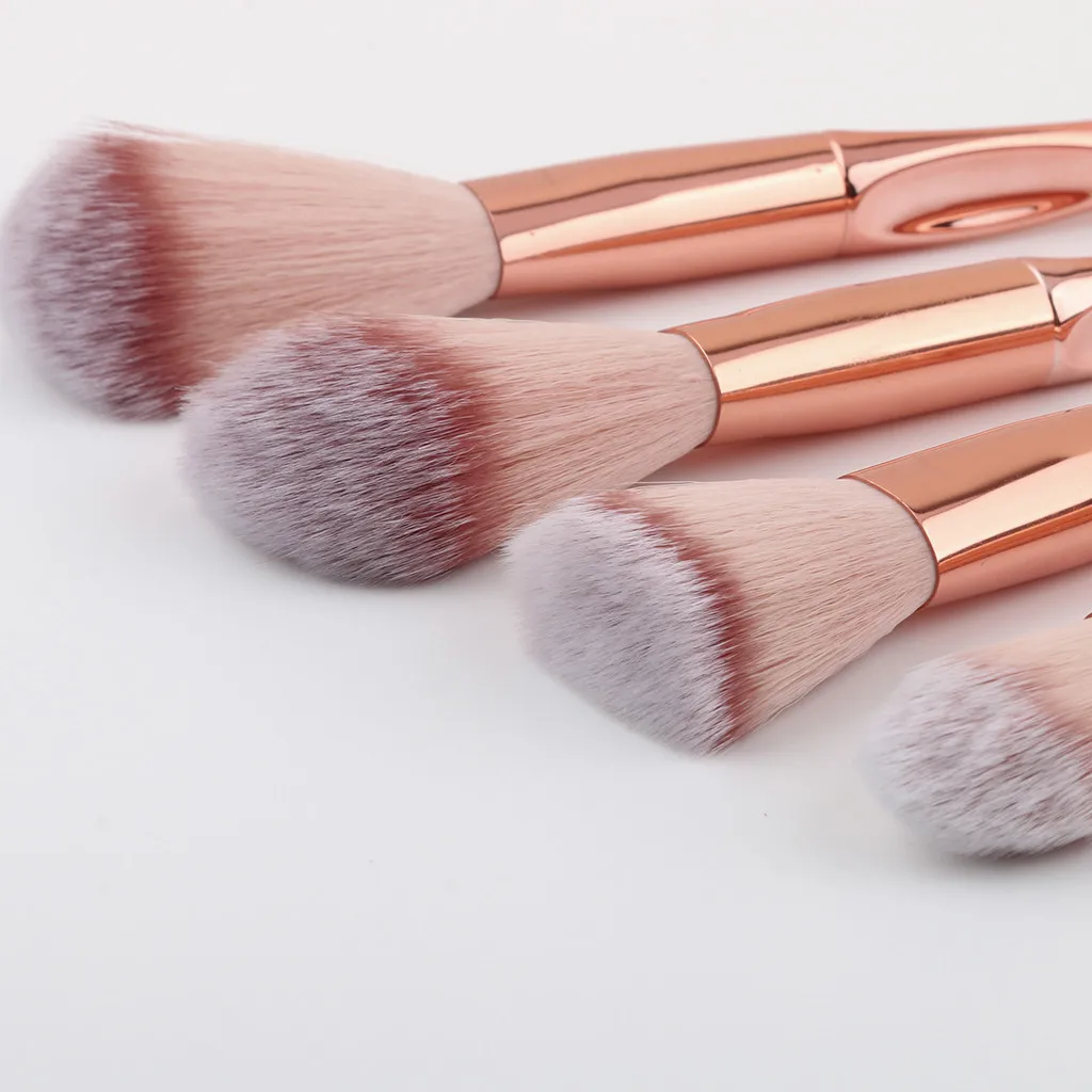 Набор кистей для макияжа 8 шт./компл. мягкие синтетические кисточки с деревянной