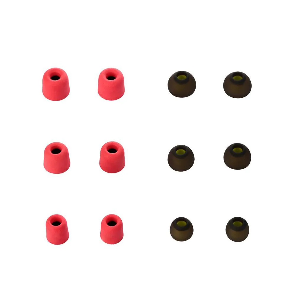 Высокое качество 6 пар (12 шт.) 5 мм Овальный Шум изоляции пены памяти eatips с