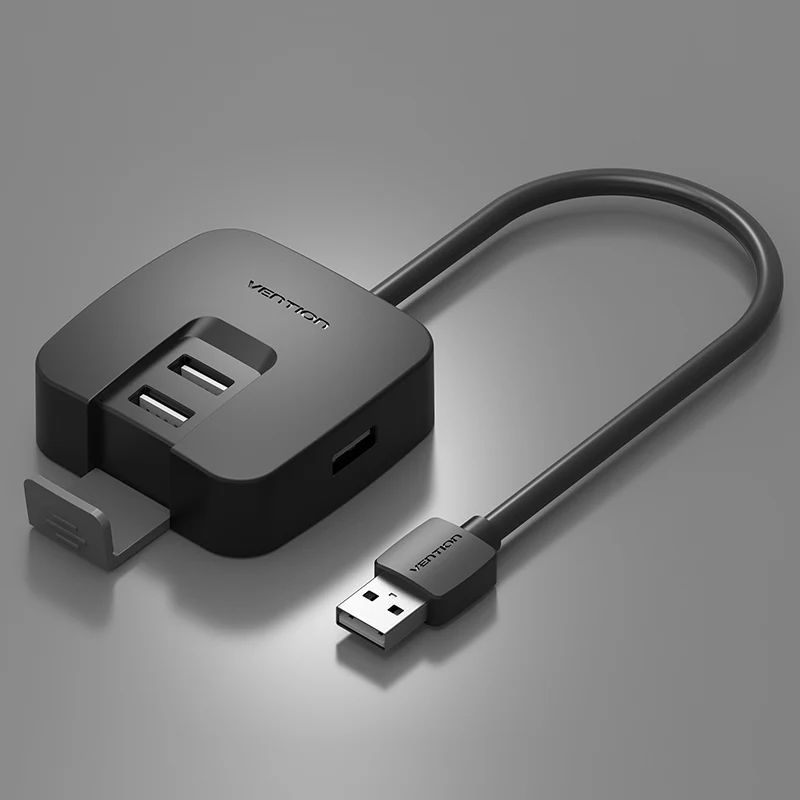 Vention 4 порта USB 2 0 концентратор разветвитель адаптер с micro usb подставка питания для