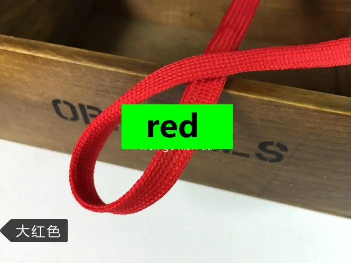 12 мм аксессуары ручной работы плоская веревка полиэфирная цветной декоративный