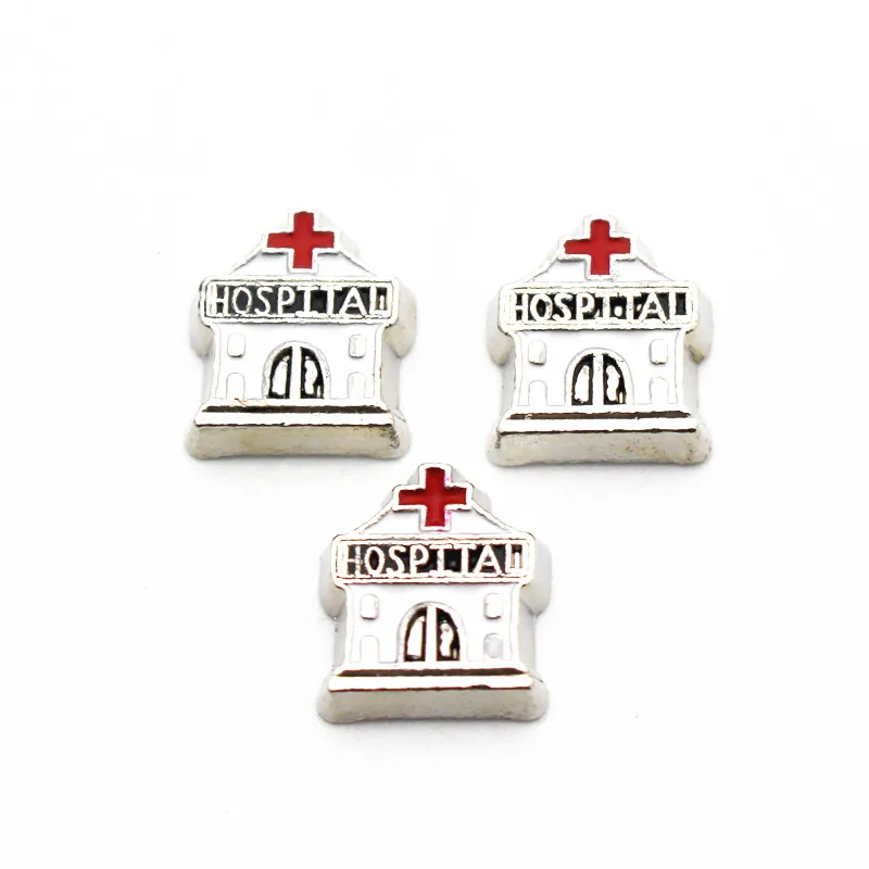 

New Arrival 10pcs/lot Hospiial ghost floating charms living glass memory lockets diy Accessory charms jewelry