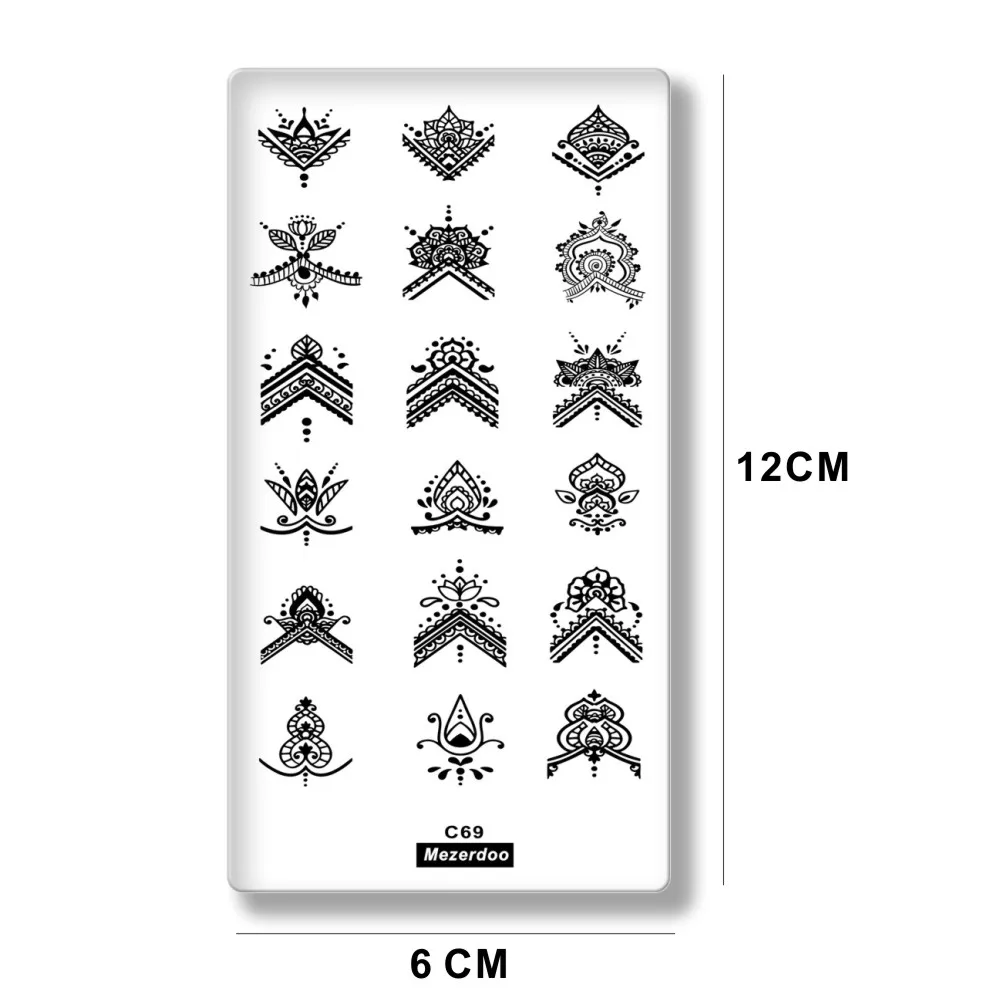 1 шт. трафарет для дизайна ногтей | Красота и здоровье