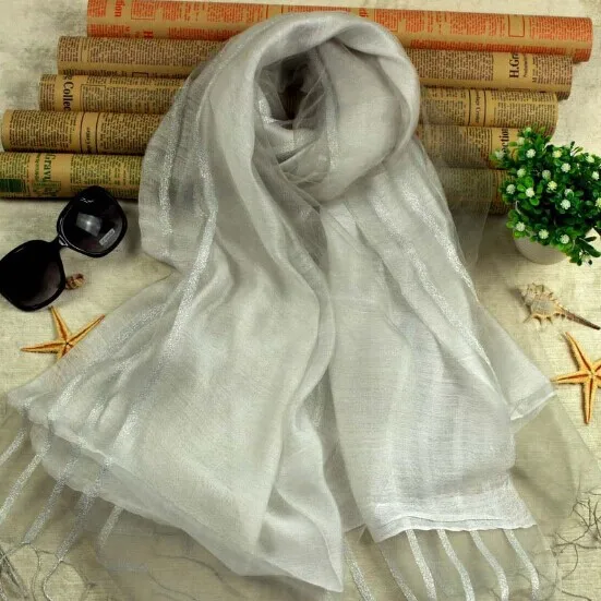Free shipping hot sale spring autumn winter high quality silk scarf patchwork long striped women 185*70cm 8 colors | Аксессуары для