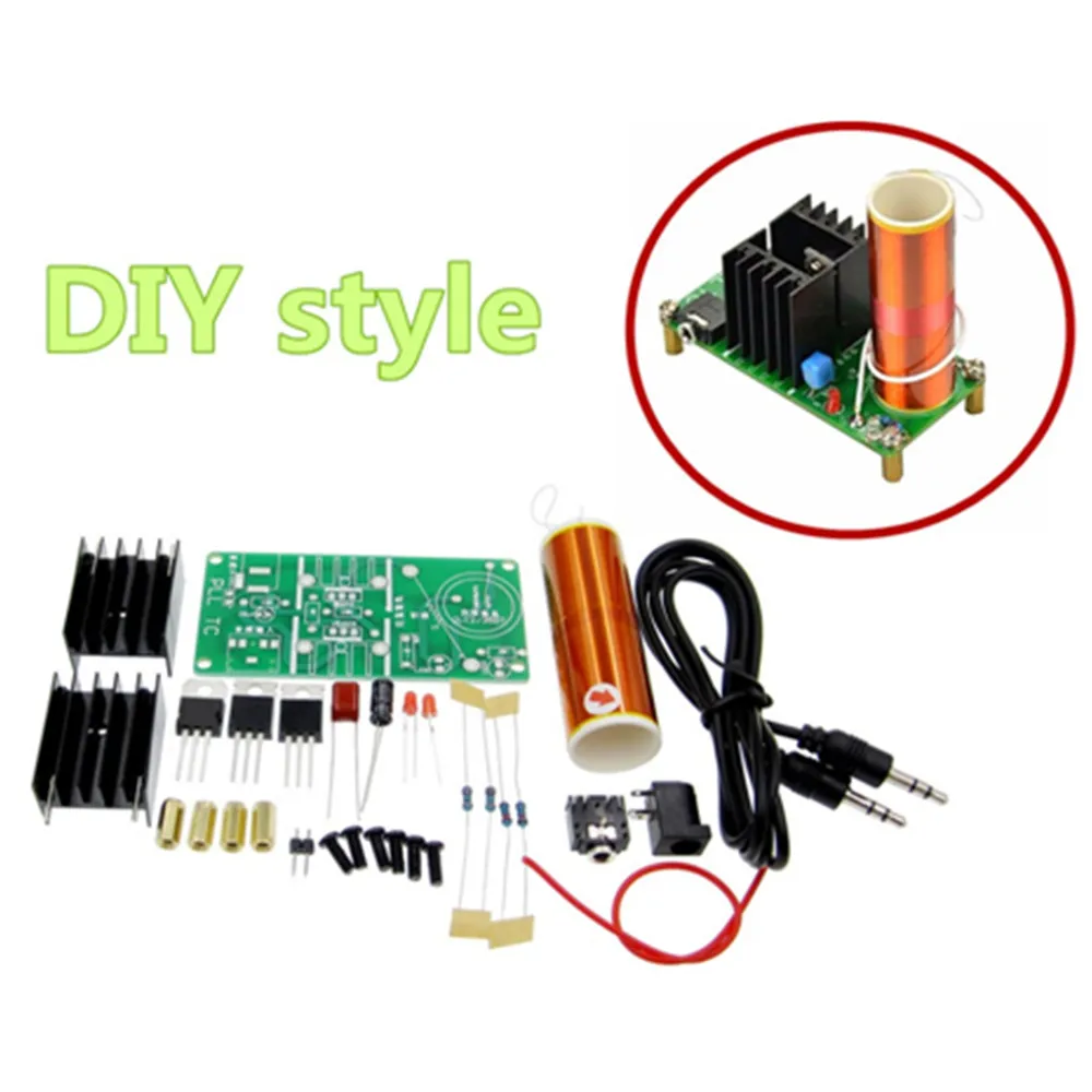 10 комплектов Набор DIY Мини Тесла катушка набор 15 Вт мини Музыка плазменный