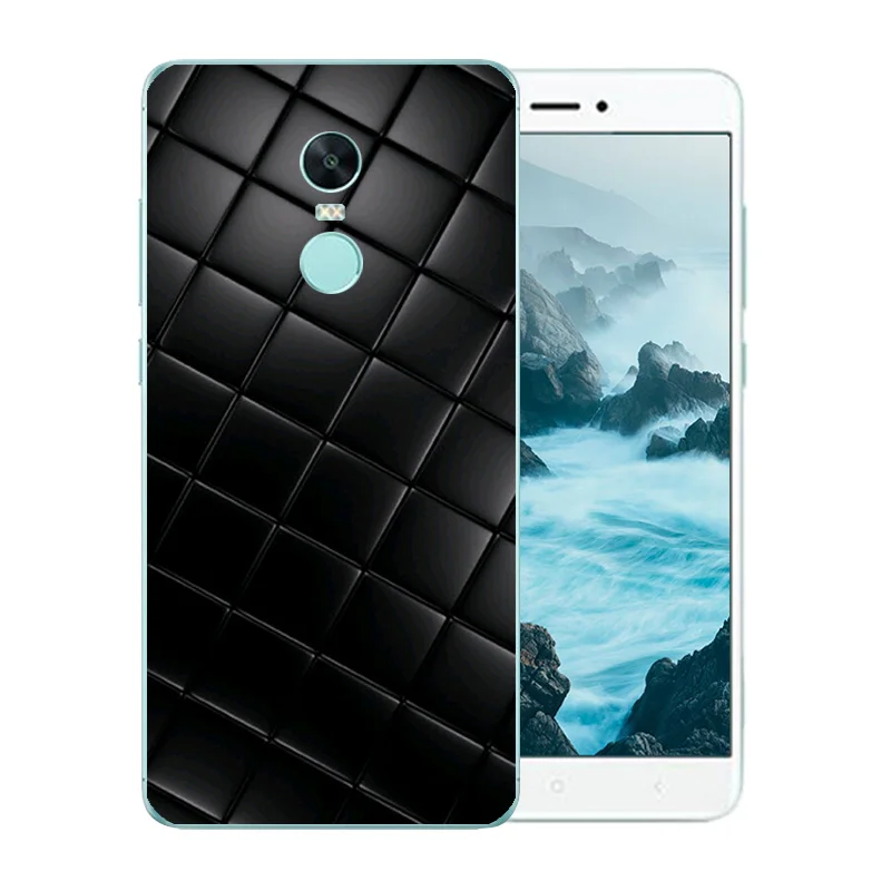 Роскошный чехол для телефона Xiaomi Redmi Note 4X мягкая задняя крышка с красочным