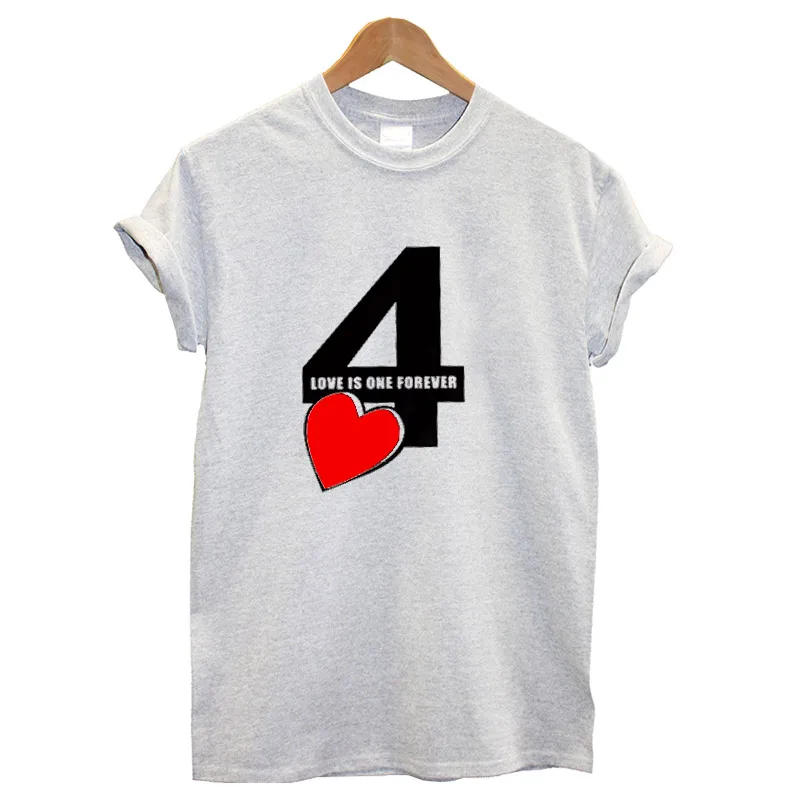 P940MSportsG EnjoytheSpirit унисекс пара подходящая футболка Love Is One Forever 4 Ever футболка Повседневная мягкая хлопковая Футболка XS-2XL модная - Цвет: P940MSportsG