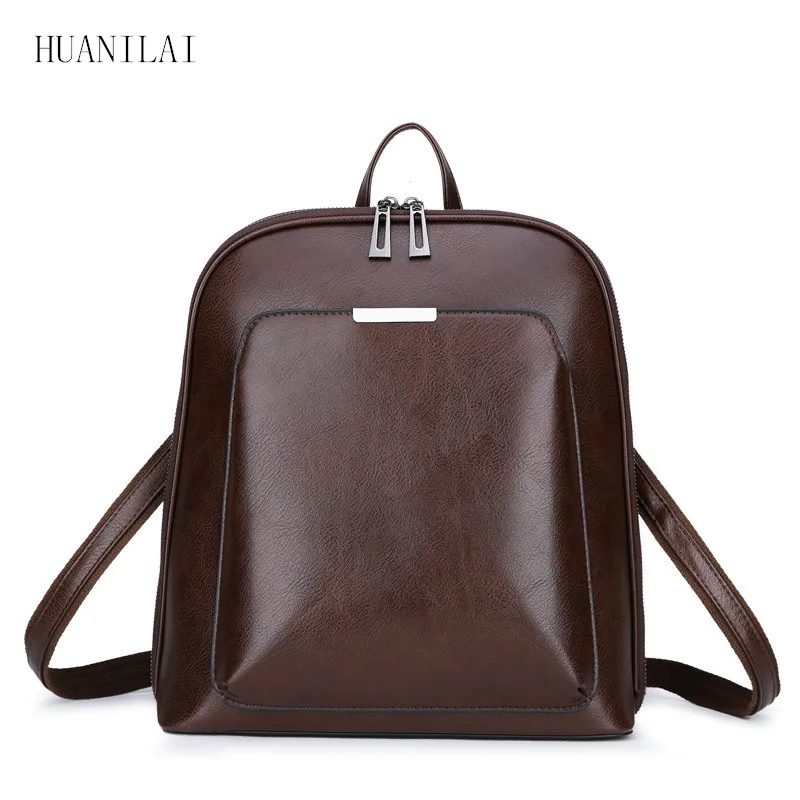 

Backpack For Women Ladies Luxury Designer PU Leather Bags Girl Female Retro Travel Shoulder Bag High Quality NITK012
