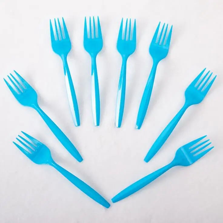 Fork10pcs Мультфильм зубы вечерние принадлежности бумажная посуда тарелка чашка для детского душа Свадебный декор для рождества, дня рождения - Цвет: Fork10pcs