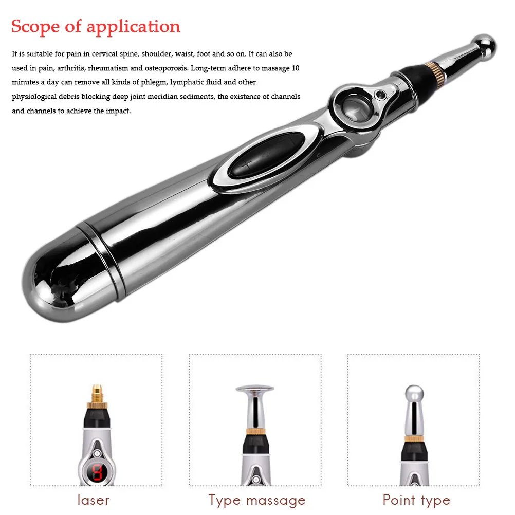 Электронная Акупунктура ручка для облегчения боли терапия иглоукалывания