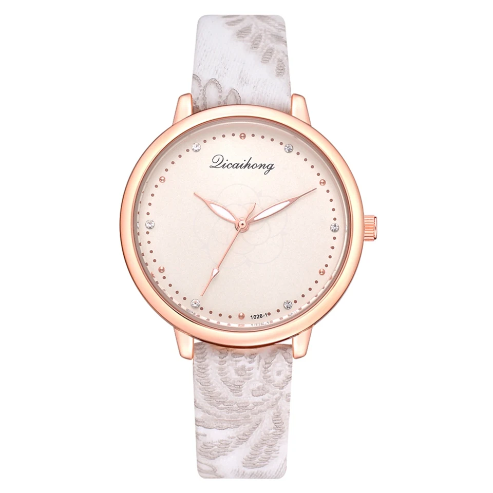 Часы женские модные роскошные спортивные часы браслет кожаный ремешок простой с