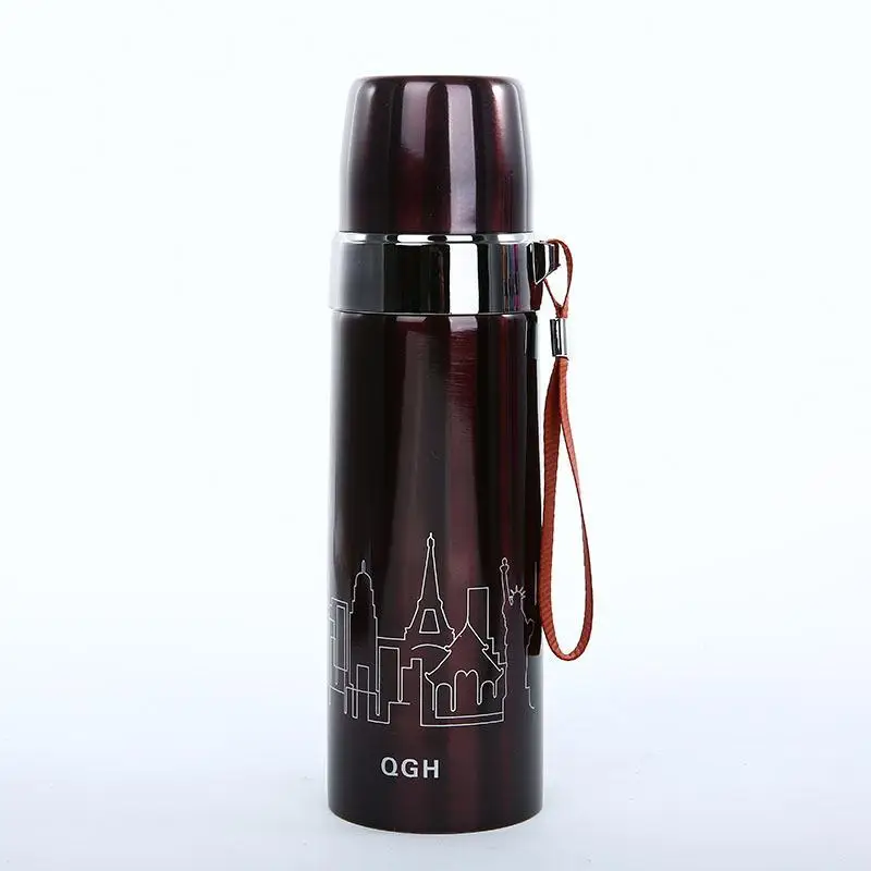Изолированная бутылка для воды из нержавеющей стали Красного/синего/золотого