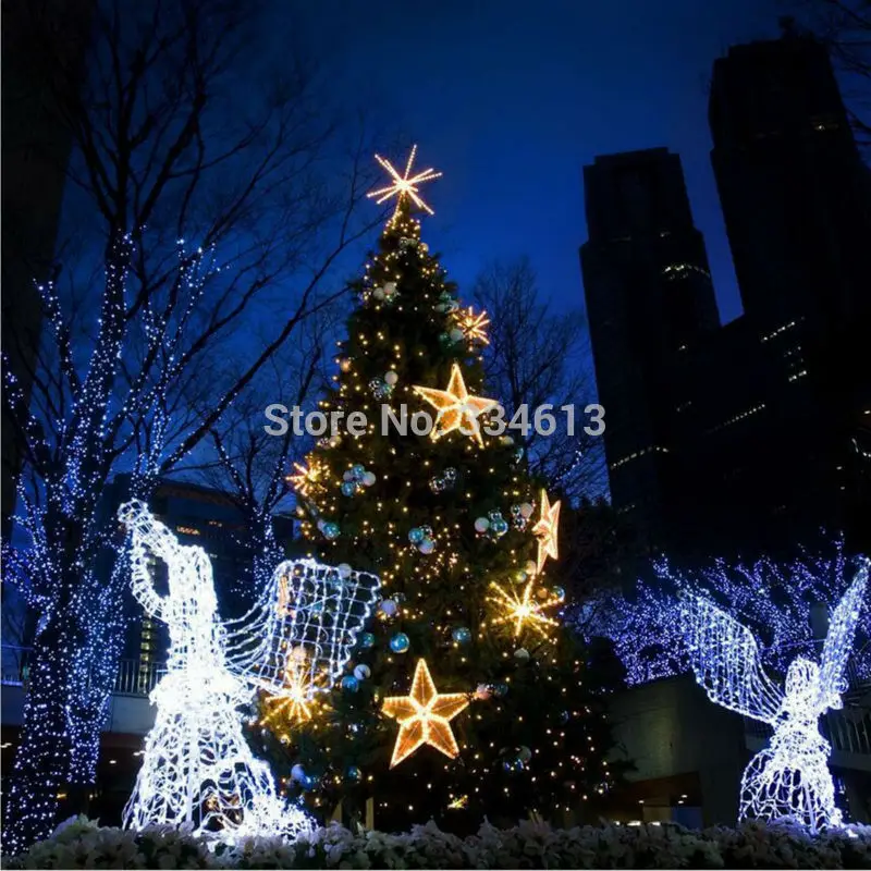 30 м 99FT 300LED наружные струнные светильники Звездная Фея медные с пультом