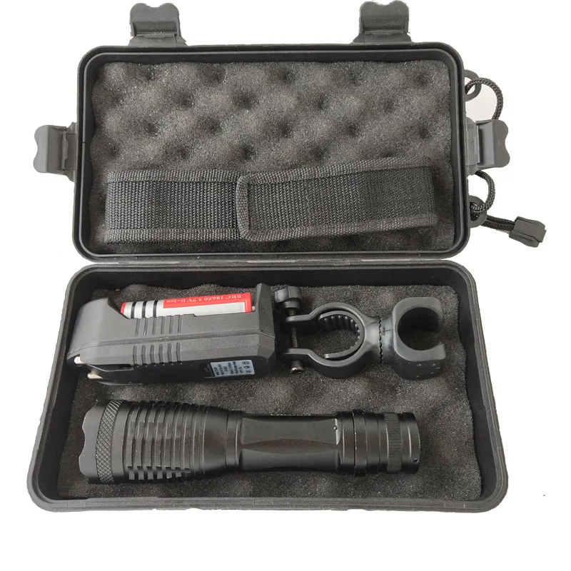 Option E Litwod Z20 светодиодный светильник тактический флэш-светильник фонарь XML T6 Lanterna Zoomable 4000 люмен Zoomable светильник 18650 или AAA батарея - Испускаемый цвет: Option E