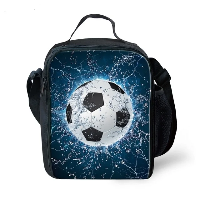 Классный огненный мяч для ног/Soccerly принт мальчиков и девочек детский ланч мешок с