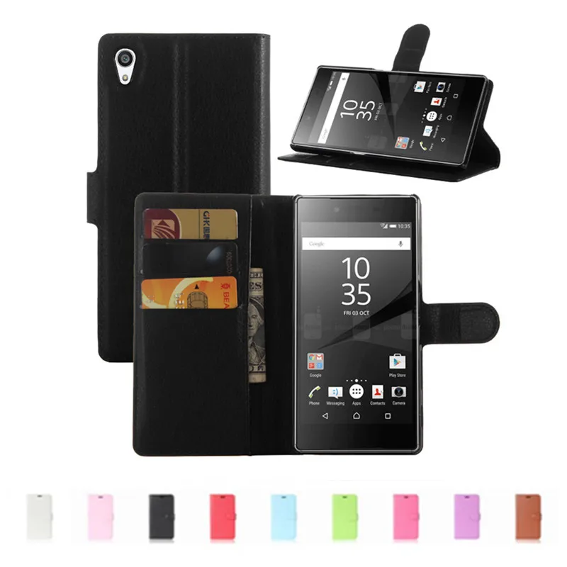 Чехол Кошелек baisxst из искусственной кожи для Sony Xperia Z1 Z2 Z3 Z4 Z5 T3 M4 Aqua M5 E4 E4G C3 C4 C5