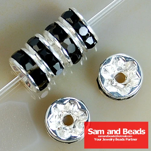 Высокое качество! Хрустальные стразы круглые бусины серебро бесплатная доставка