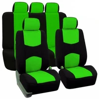 full set universal auto seat cover 9pcs fit most styling car seat covers car interior protctor ventilation and dust 2017
