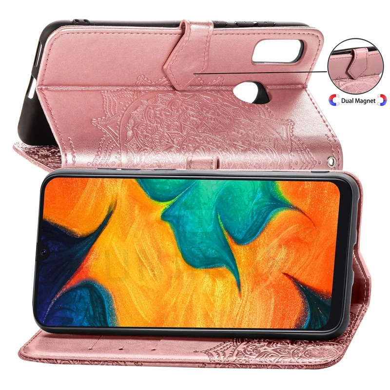 Для samsung Galaxy A10 A20E A10E A10S A20S A30S A50S A50 A40 A30 A20 A70 M40 A80 M10 M20 M30S M40 чехол Роскошный кожаный чехол A207 A305 A505FN A307F