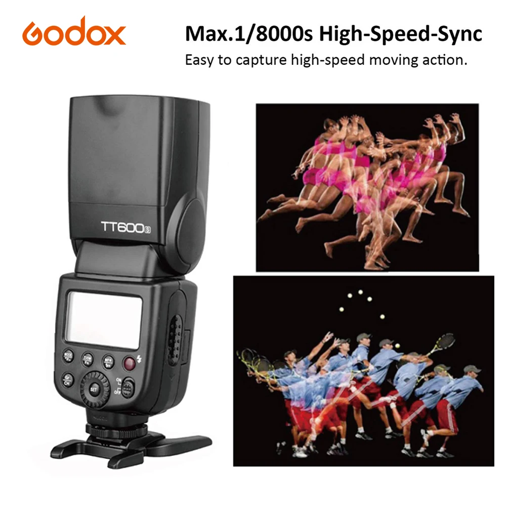 Беспроводная фотовспышка Godox TT600 TT600S 2 4G со встроенным триггером для SONY Canon Nikon Pentax