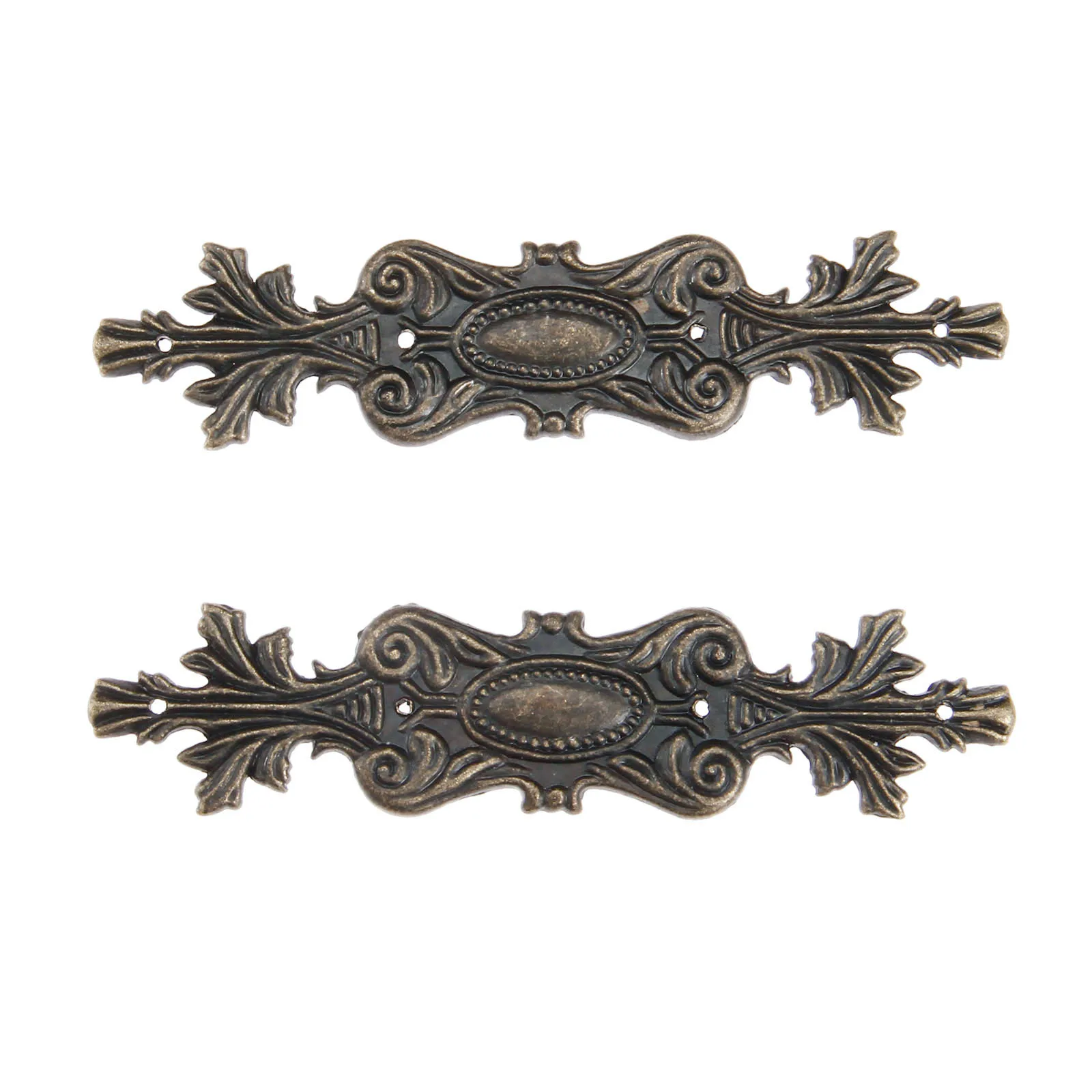 2 шт. Антикварные коробки ногу Угловые скобы для мебели шкатулка драгоценностей