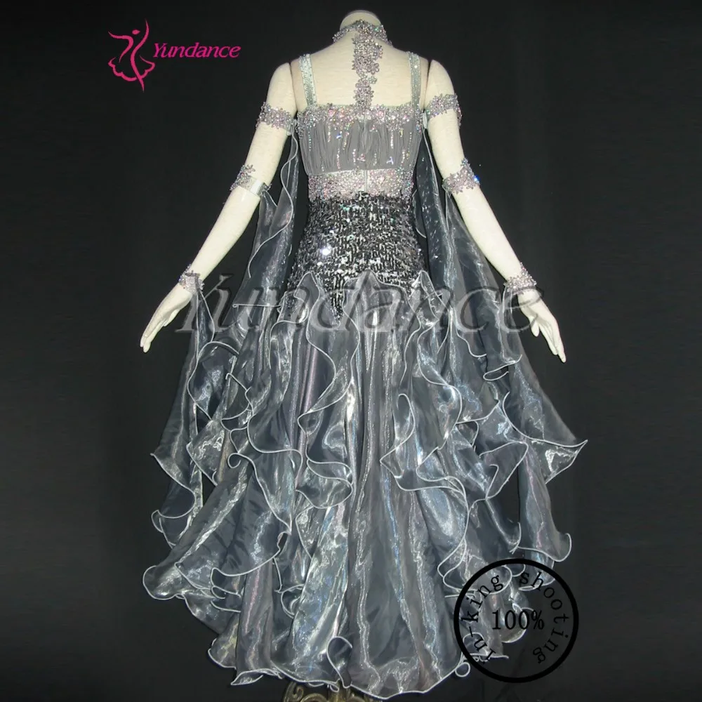 

B-1154 customized ballroom dance dress women performance
