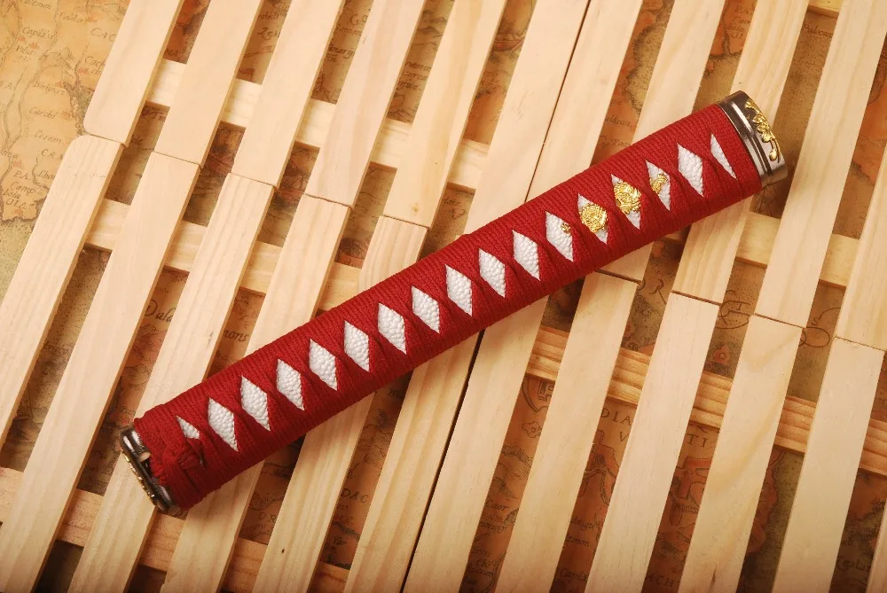 Новинка прямая модель Tsuka красная шелковая имитация белая Rayskin сплав фучи Кашира