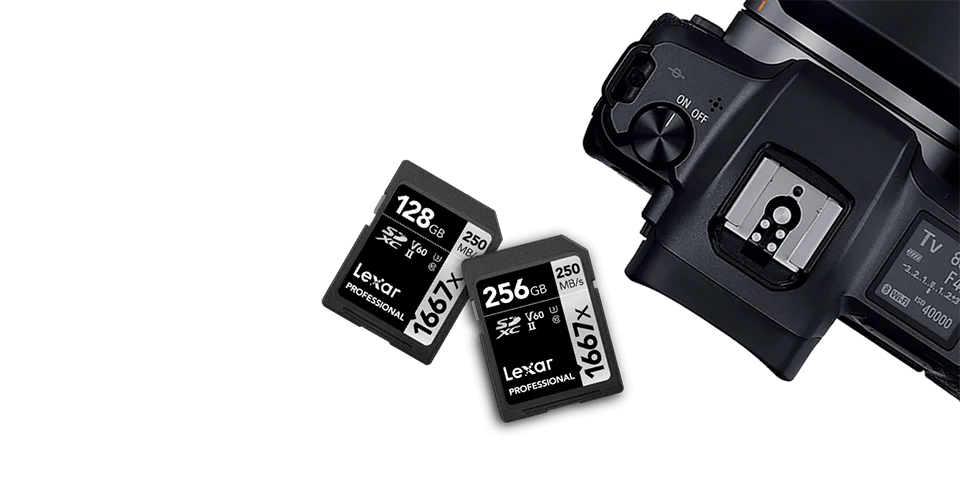 Lexar 250 МБ/с./с 1667x карта памяти SD de 64 Гб y 128 ГБ 256 ГБ SDXC UHS-II U3 Flash tarjeta de memoria para 3D 4 K carmara Digi